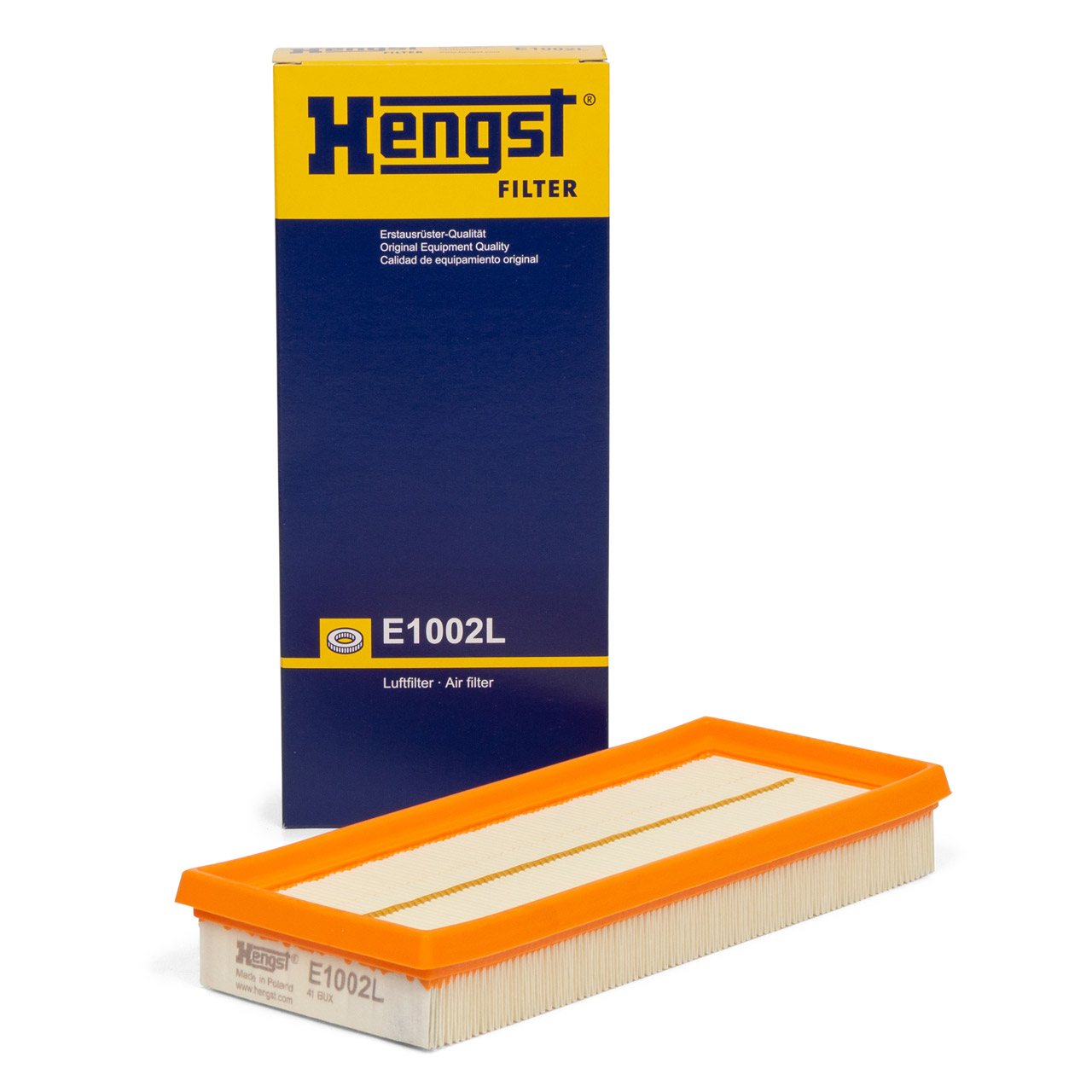 HENGST E1002L Luftfilter SMART ForTwo (451) 1.0 0.8 CDI 0010940301