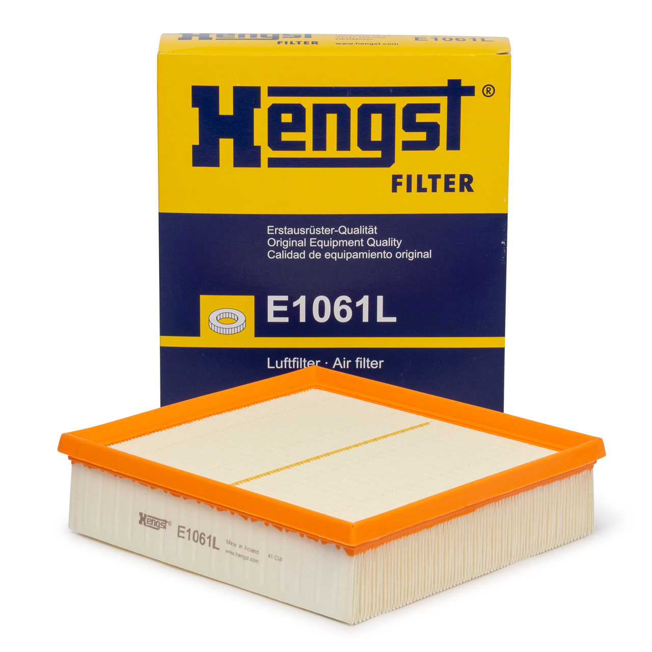 HENGST E1061L Luftfilter MERCEDES-BENZ W176 W246 X117 X156 160/220CDI OM607 OM651