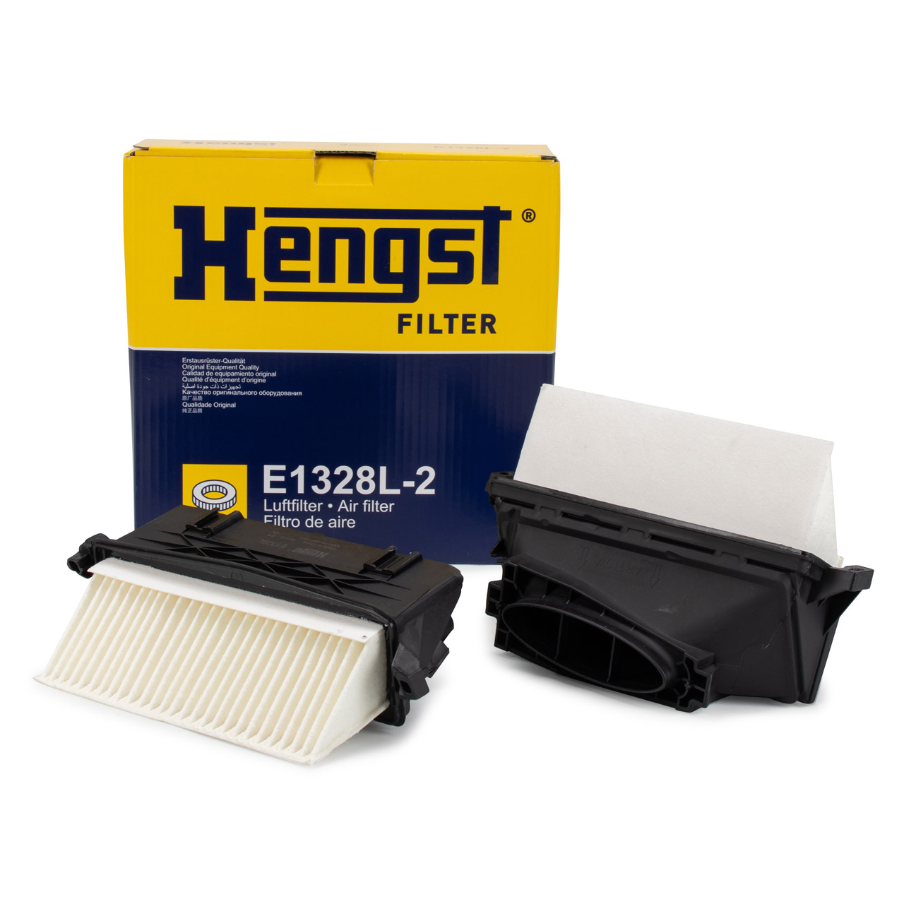 HENGST E1328L-2 Luftfilter Satz MERCEDES C-/E-/G-/M-Klasse 300-350 CDI OM642