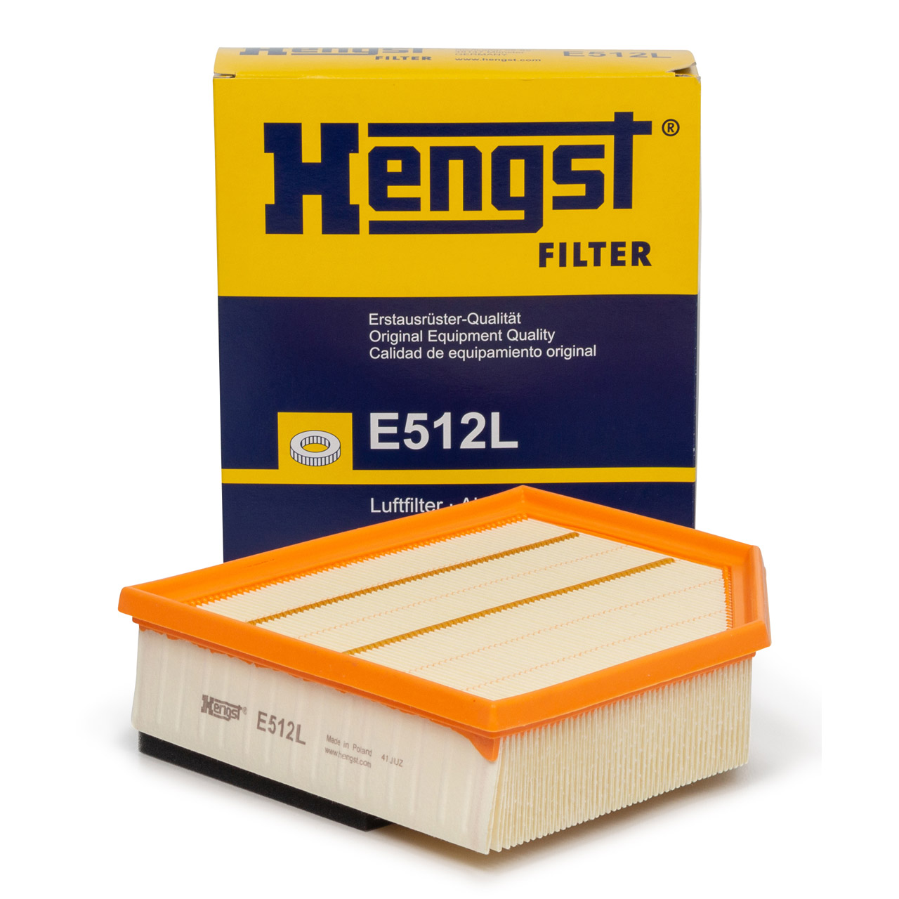 HENGST E512L Luftfilter für VOLVO S60 I V70 II XC70 CROSS COUNTRY XC90 I 2.4 D5