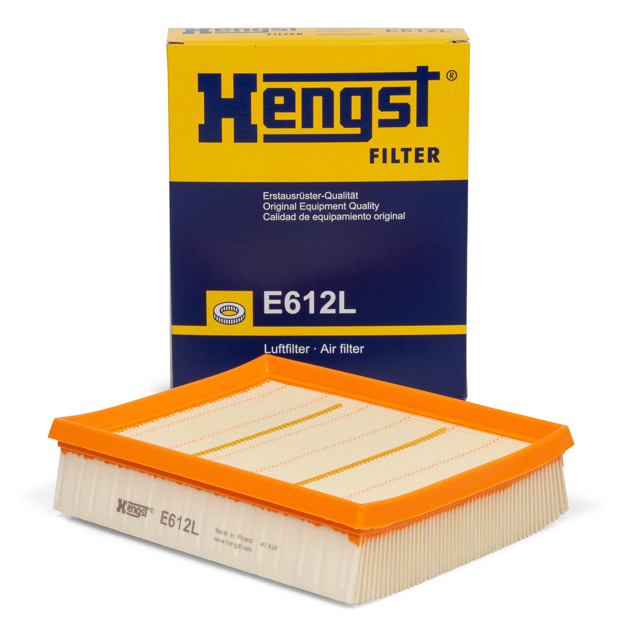 HENGST E612L Luftfilter für MERCEDES A-KLASSE W169 B-KLASSE W245 150-200 TURBO