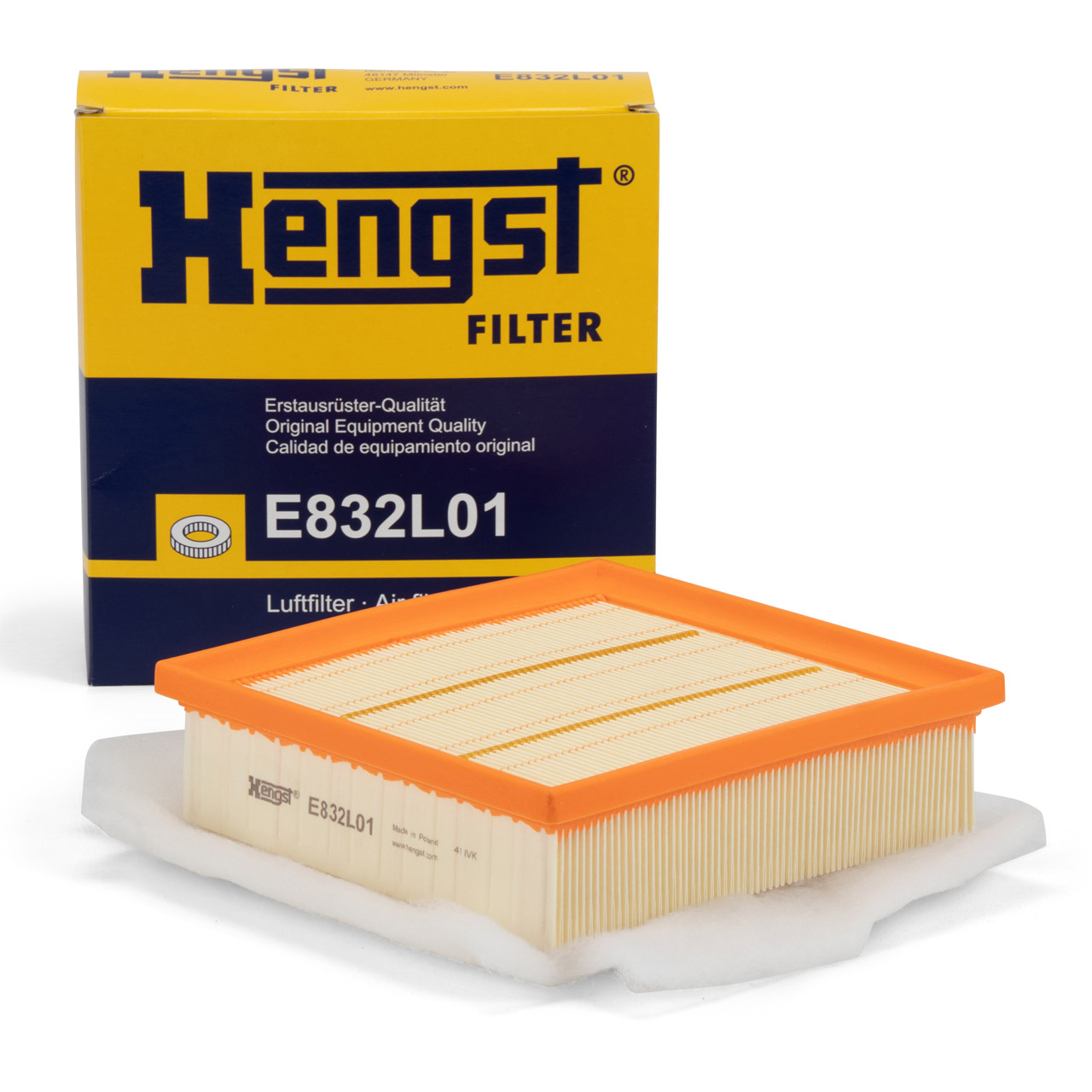 HENGST E832L01 Luftfilter OPEL Corsa D E 1.0 1.4 1.6 Turbo OPC 1.3 CDTI