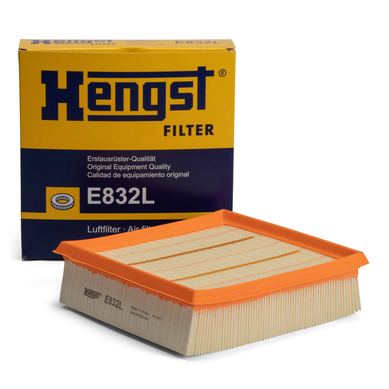HENGST E832L Luftfilter OPEL Corsa D 1.0 1.2/LPG 1.4/LPG Corsa E 1.2 1.4/LPG