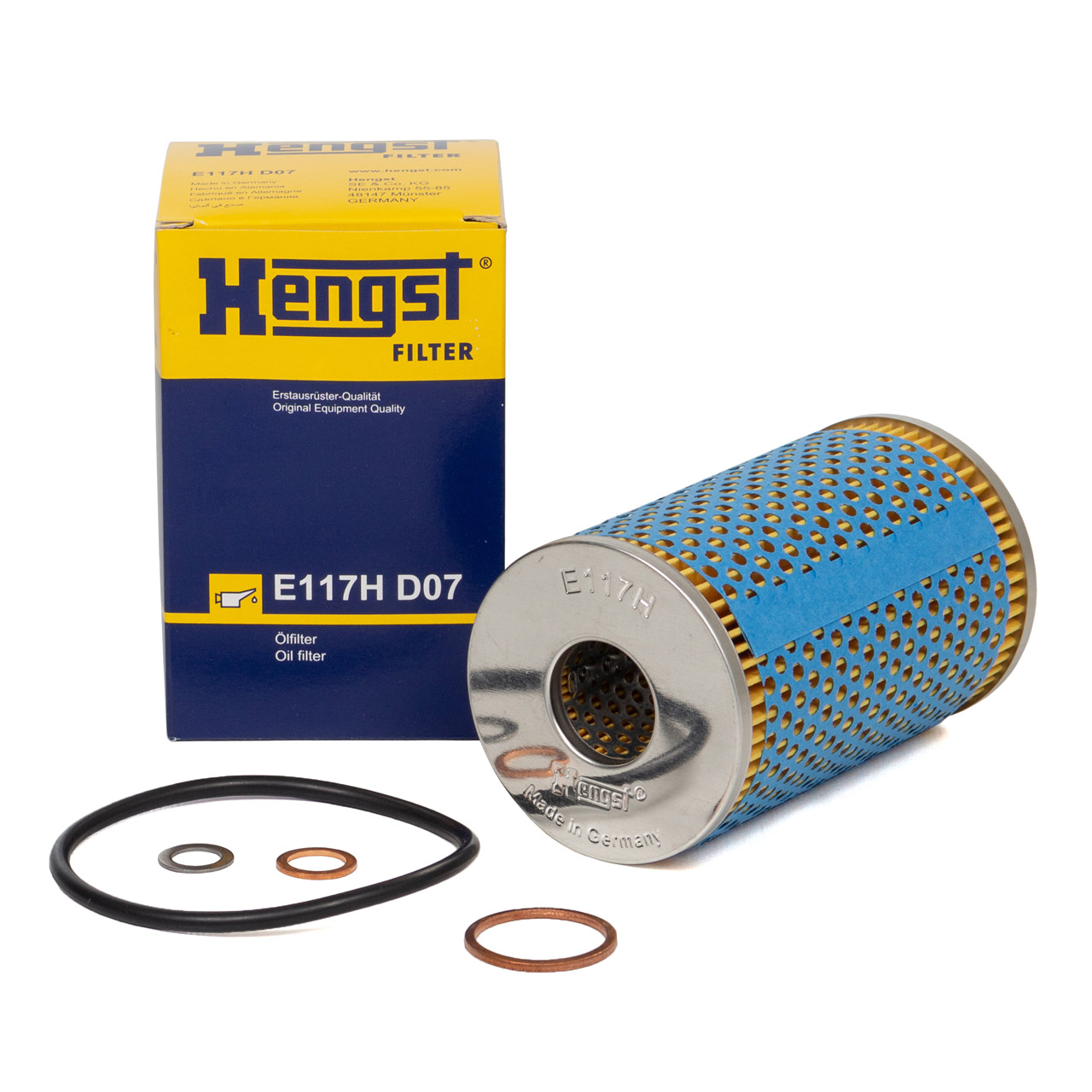 HENGST E117HD07 Ölfilter MERCEDES /8 W114 W115 W110 W111 W112 W108 W109 W123