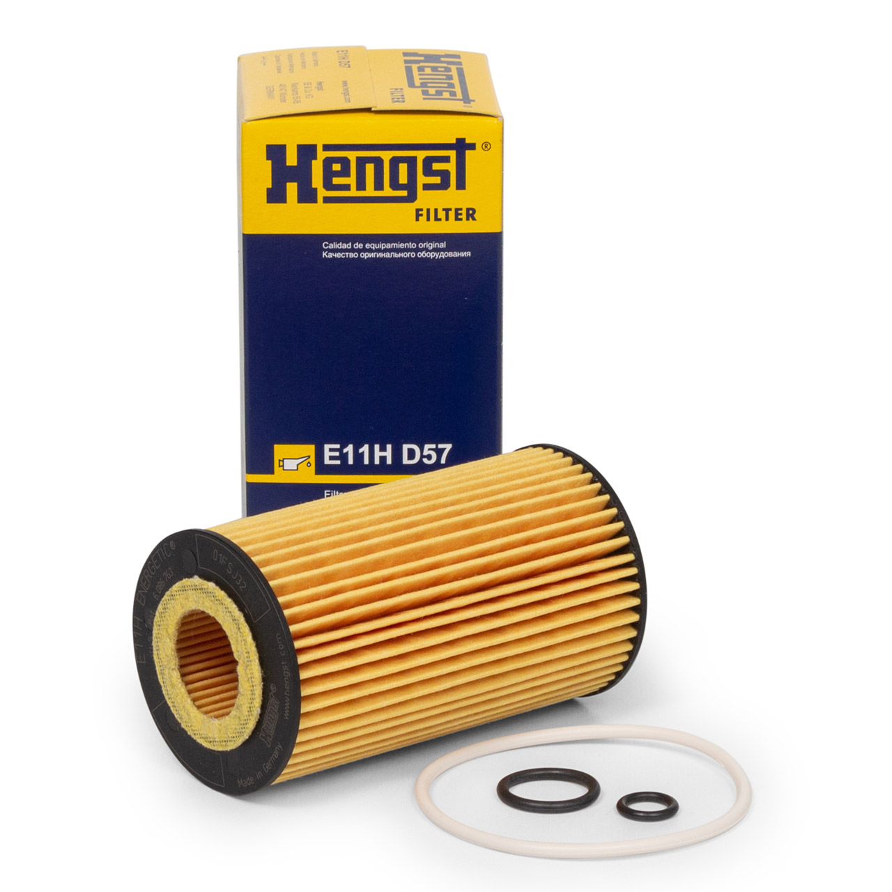 HENGST E11HD57 Ölfilter für MERCEDES W203 W204 C209 W210 W211 W461 W463 W163 CDI