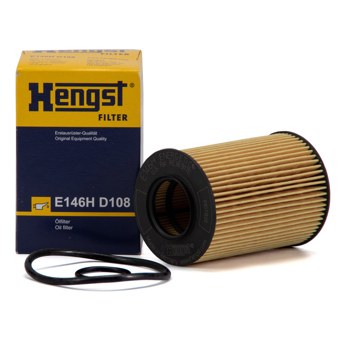 HENGST E146HD108 Ölfilter MERCEDES A-/B-Klasse W169 W245 150-200TURBO M266