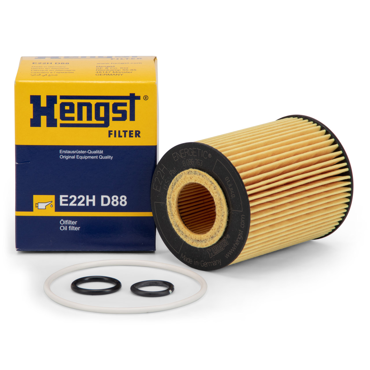 HENGST E22HD88 Ölfilter für OPEL ASTRA G H COMBO CORSA C MERIVA A 1.7 DTI / CDTI