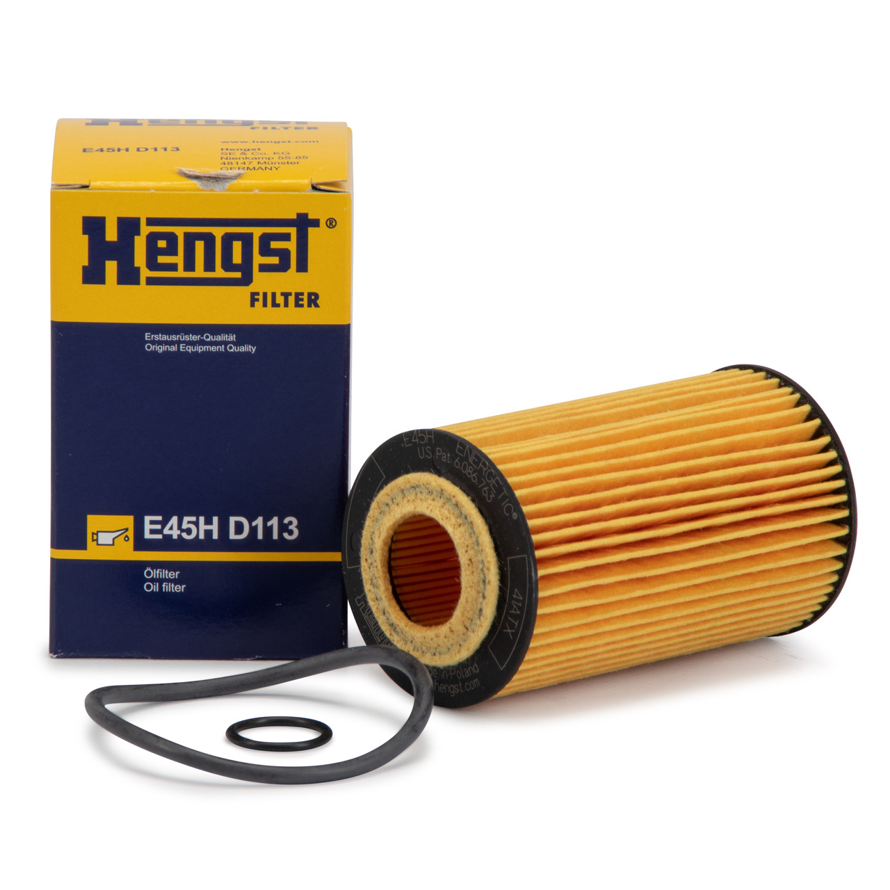 HENGST E45HD113 Ölfilter RENAULT Clio 2 Kangoo Thalia 1 Twingo 1 1.2 58-75 PS