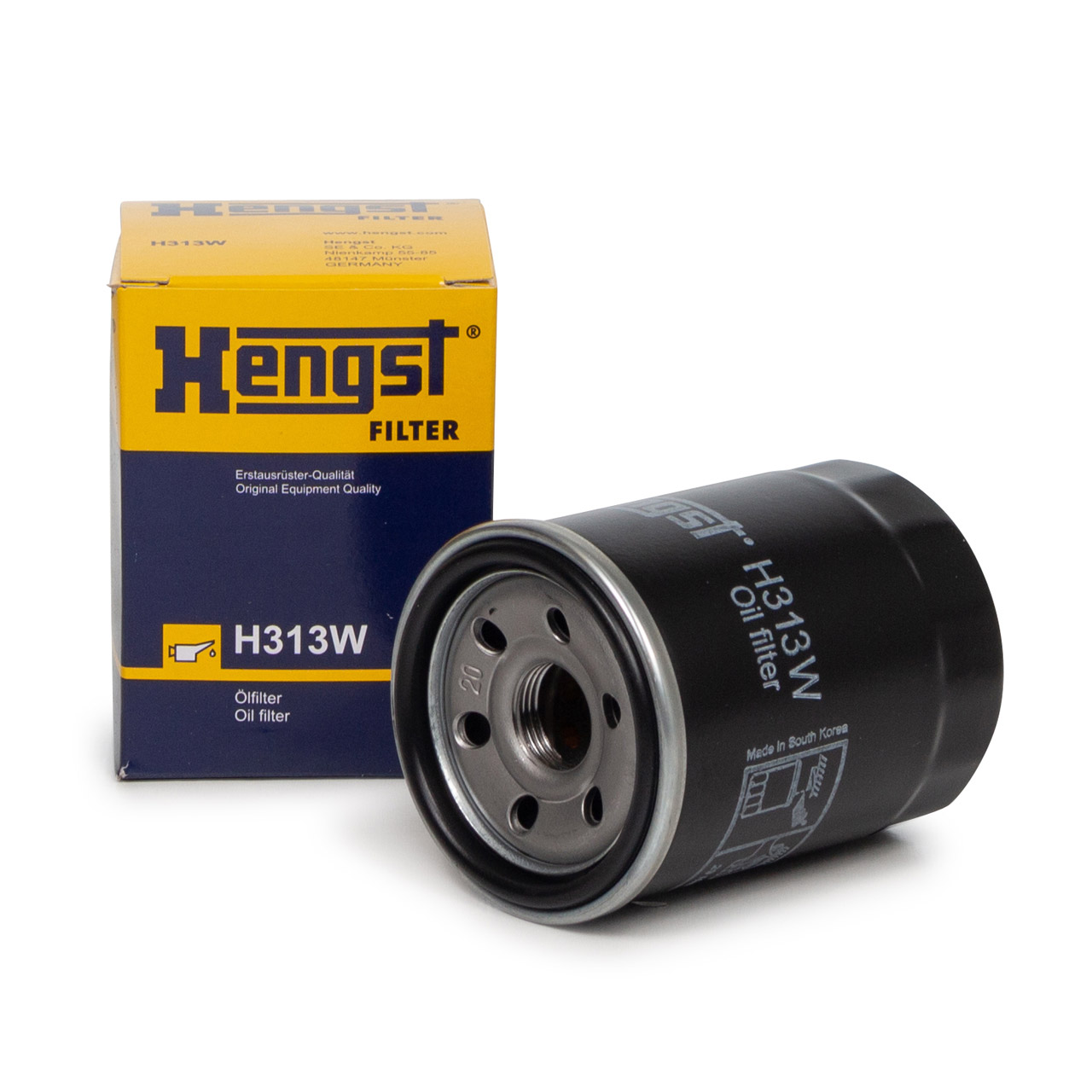HENGST H313W Ölfilter HYUNDAI Atos (MX) Getz (TB) i10 i20 1.0 1.1 1.2 58-84 PS