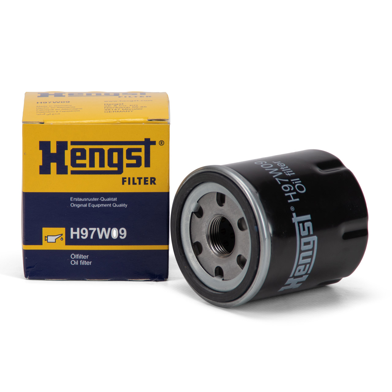 HENGST H97W09 Ölfilter für RENAULT CLIO I II KANGOO TWINGO I 1.2 54 / 58 / 60 PS