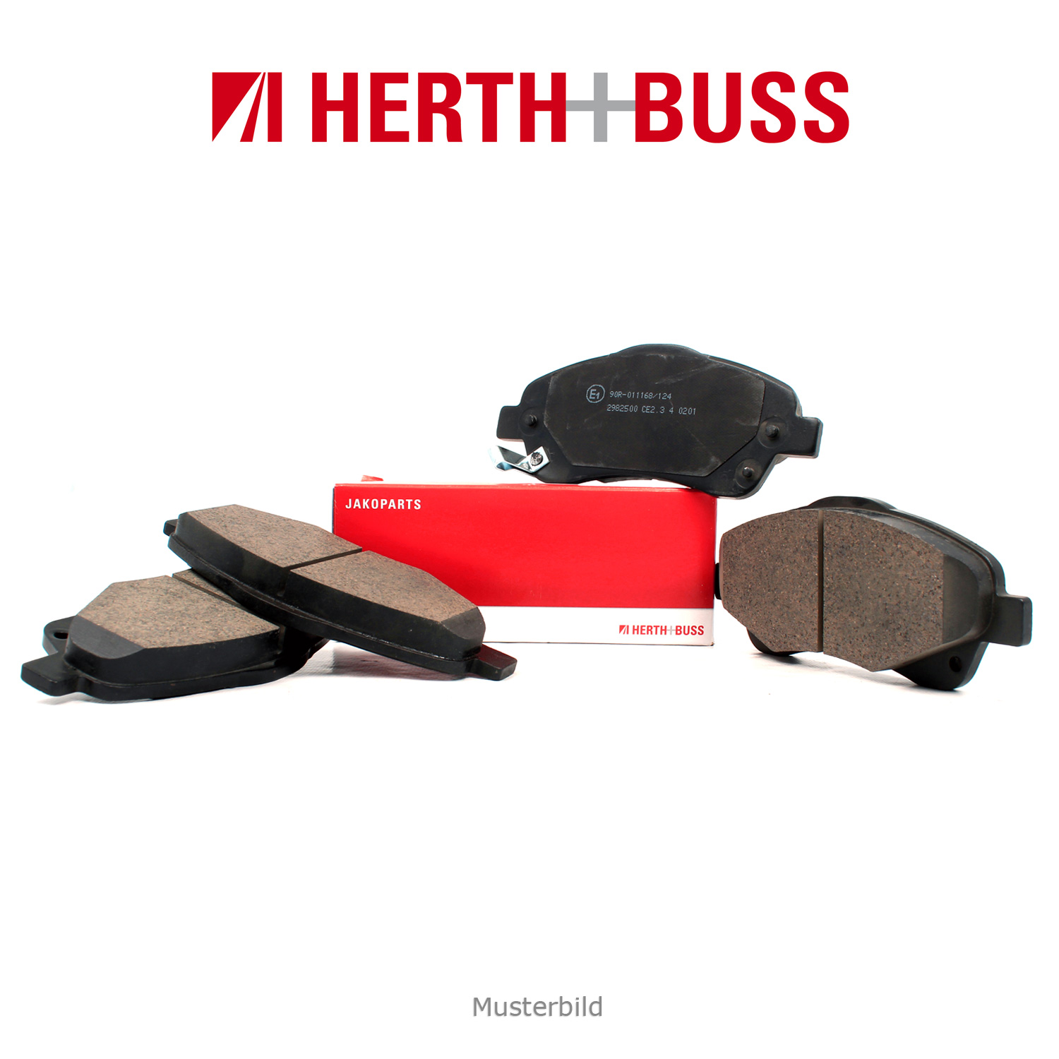 HERTH+BUSS JAKOPARTS Bremsbeläge für DAIHATSU ROCKY (F7 F8) 2.8 TD 98/102 PS vo