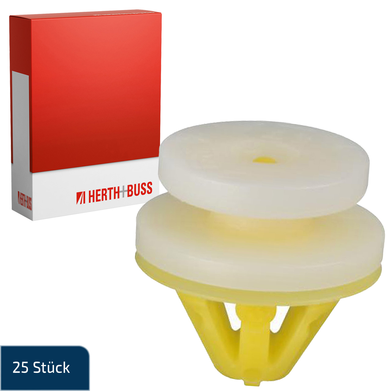 25x HERTH+BUSS JAKOPARTS Clips Halteclip Befestigungsclips f&uuml;r LAND ROVER OPEL RENAULT