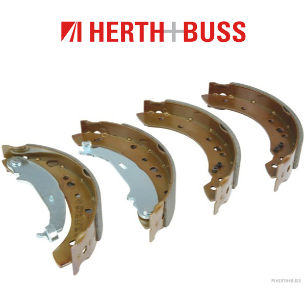HERTH+BUSS JAKOPARTS Bremstrommeln + Backen MITSUBISHI Colt 6 SMART ForFour (454) hinten
