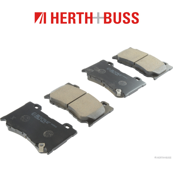HERTH+BUSS JAKOPARTS Bremsscheiben + Beläge NISSAN 370 Z / Nismo (Z34) 328-344 PS vorne