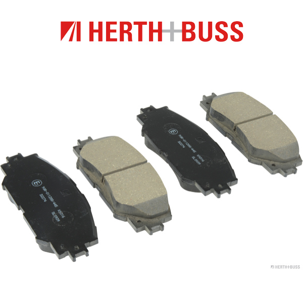 HERTH+BUSS JAKOPARTS Bremsscheiben + Beläge TOYOTA Yaris P13 1.5 Hybrid bis 02.2013 vorne