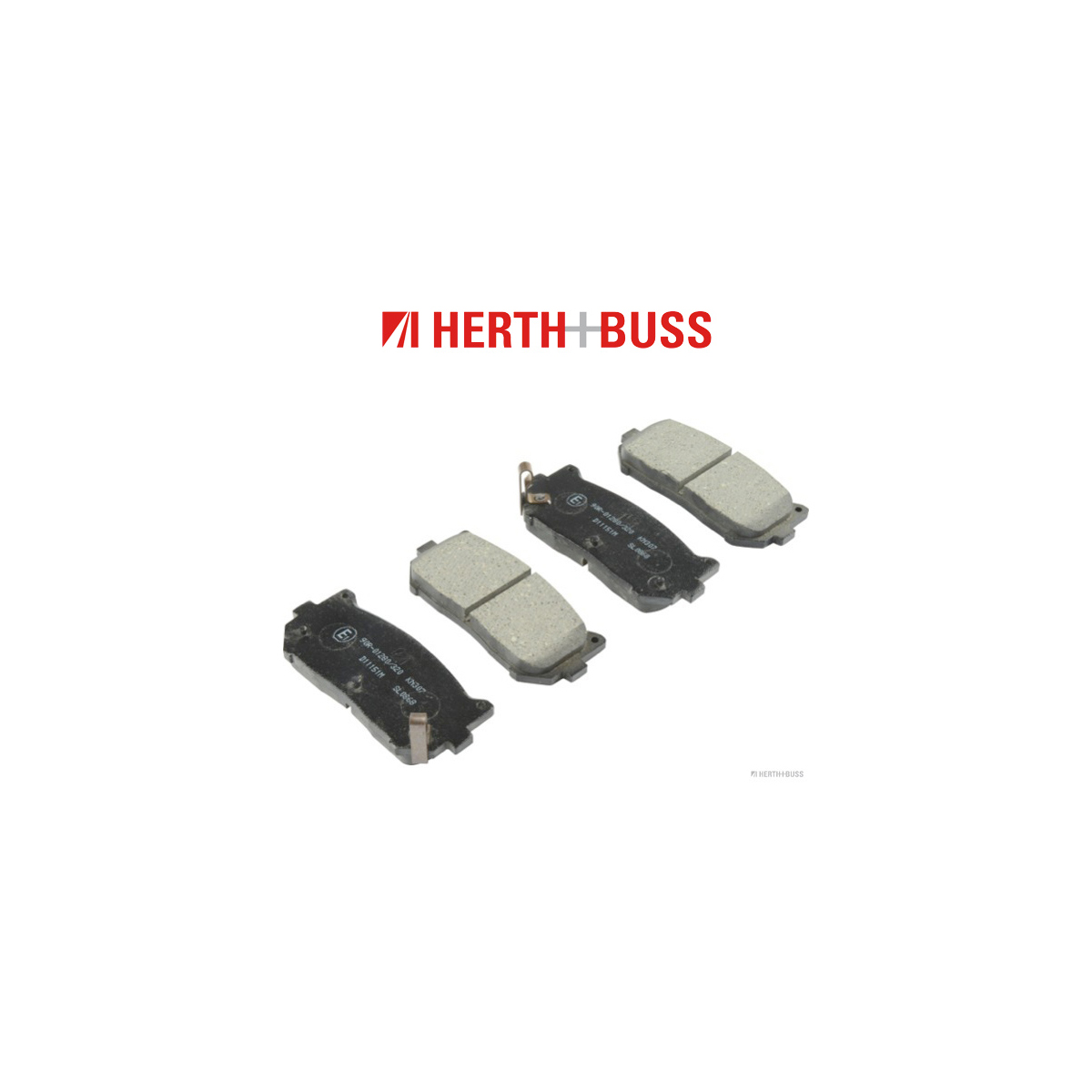 HERTH+BUSS JAKOPARTS Bremsscheiben + Bremsbeläge KIA Carens 1 2 Clarus mit ABS hinten