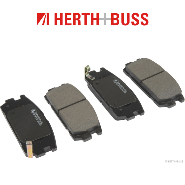 HERTH+BUSS JAKOPARTS Bremsscheiben + Bremsbeläge HYUNDAI Terracan (HP) hinten
