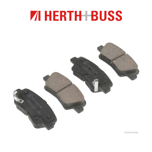 HERTH+BUSS JAKOPARTS Bremsscheiben + Bremsbeläge KIA Soul 1 (AM) mit ESP hinten