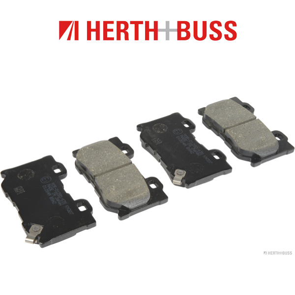 HERTH+BUSS JAKOPARTS Bremsscheiben + Beläge NISSAN 370 Z / Nismo (Z34) 328-344 PS hinten