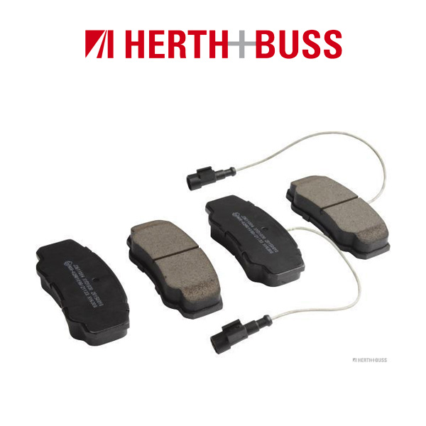 HERTH+BUSS JAKOPARTS Bremsscheiben + Beläge NISSAN NT400 / Cabstar (F24) ohne ABS hinten