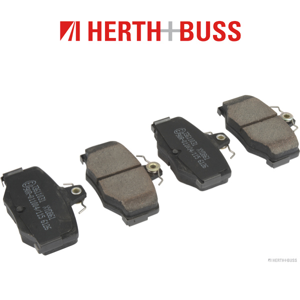 HERTH+BUSS JAKOPARTS Bremsscheiben + Beläge NISSAN Almera 2 (N16) Primera (P10 P11) hinten