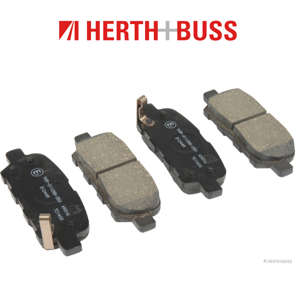 HERTH+BUSS JAKOPARTS Bremsbeläge NISSAN Qashquai +2 I J10 NJ10 2.0 X-Trail T30 2.0 hinten