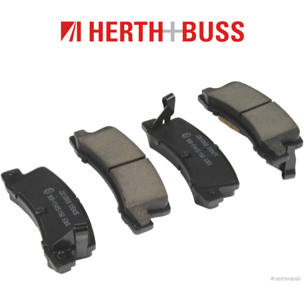 HERTH+BUSS JAKOPARTS Bremsscheiben + Bremsbeläge TOYOTA Corolla (_E11_) hinten