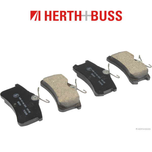 HERTH+BUSS JAKOPARTS Bremsscheiben + Bremsbeläge TOYOTA Avensis (_T22_) hinten