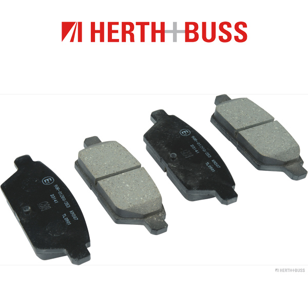 HERTH+BUSS JAKOPARTS Bremsbeläge für MAZDA 6 (GG) (GY) 2.3 166/260 PS hinten