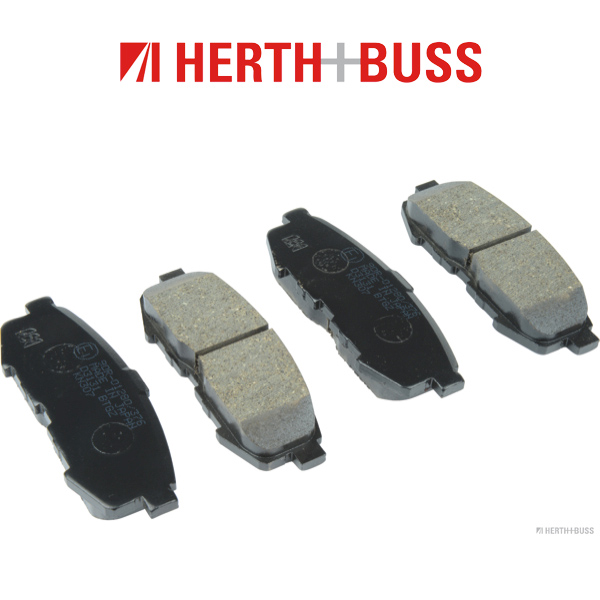 HERTH+BUSS JAKOPARTS Bremsscheiben + Bremsbeläge MAZDA MPV II (LW) hinten