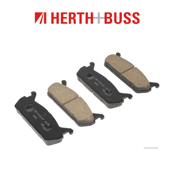HERTH+BUSS JAKOPARTS Bremsscheiben + Beläge MAZDA 323 IV (BG) MX-5 I (NA) hinten
