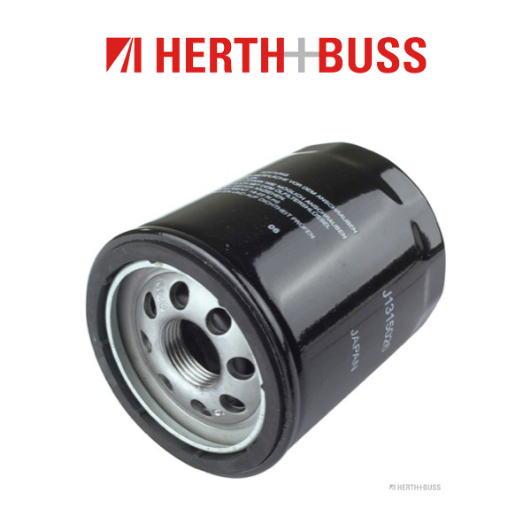 HERTH+BUSS JAKOPARTS Filterset + 3x BOSCH Zündkerze MITSUBISHI Colt 6 1.1 bis 06.2010