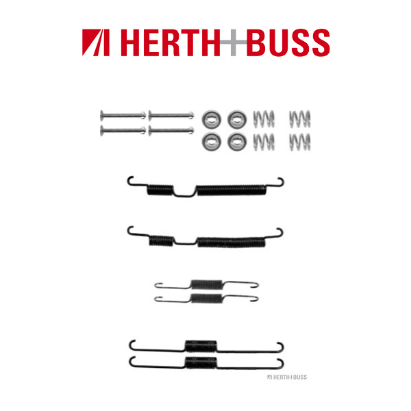 HERTH+BUSS JAKOPARTS Bremsbacken Zubehörsatz für HYUNDAI ACCENT II COUPE hinten