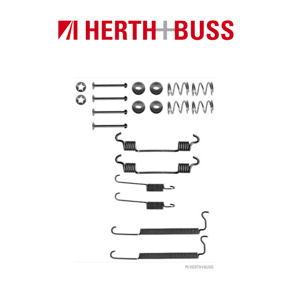 HERTH+BUSS JAKOPARTS Bremsbacken Zubehörsatz für CHEVROLET SPARK DAEWOO hinten