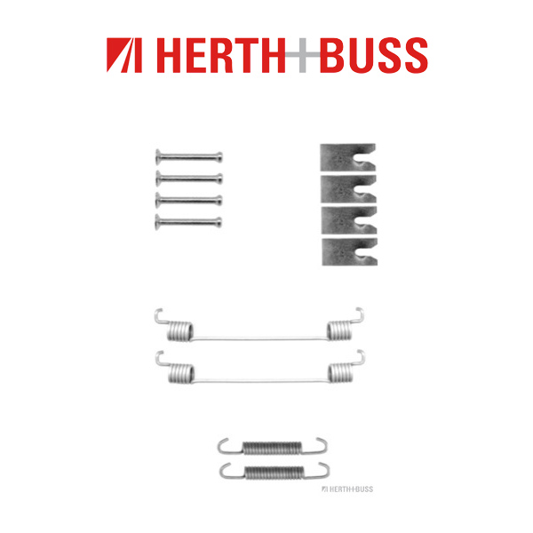 HERTH+BUSS JAKOPARTS Bremstrommeln + Bremsbacken NISSAN Micra 3 (K12) Note (E11) hinten