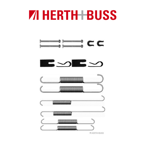 HERTH+BUSS JAKOPARTS Bremsbacken Zubehörsatz für TOYOTA HILUX 7 8 PICK-UP hinten