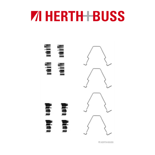 HERTH+BUSS JAKOPARTS Bremsscheiben + Bremsbeläge KIA Shuma 1 2 (FB) mit ABS hinten