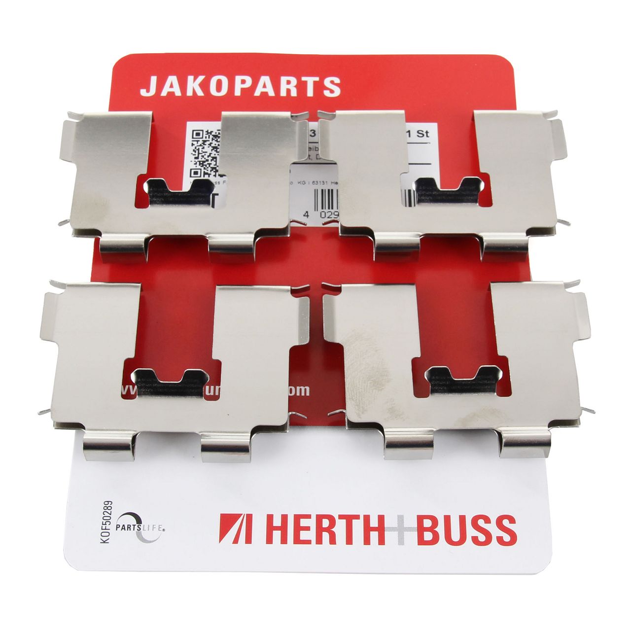 HERTH+BUSS JAKOPARTS Bremsbeläge Zubehörsatz für HYUNDAI SANTA FE II (CM) hinten