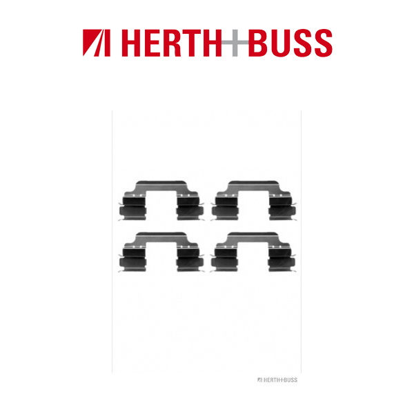 HERTH+BUSS JAKOPARTS Bremsscheiben + Beläge NISSAN Micra 3 (K12) Note (E11) vorne
