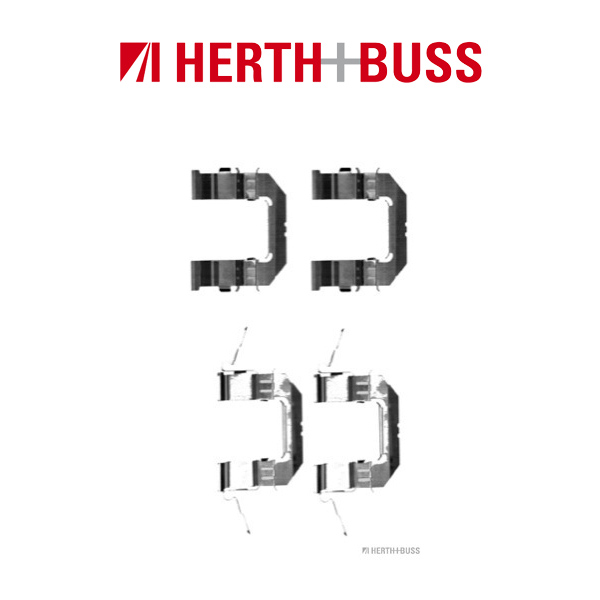 HERTH+BUSS JAKOPARTS Bremsscheiben + Bremsbeläge NISSAN Leaf (ZE0) bis 05.2014 vorne