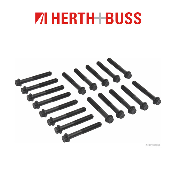 18x HERTH+BUSS JAKOPARTS Zylinderkopfschrauben MITSUBISHI L 200 / Triton 2.5 DI