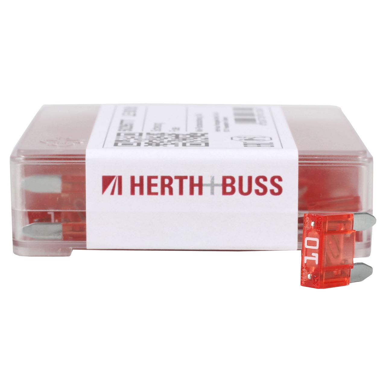 50x HERTH+BUSS ELPARTS Sicherung MINI-Flachstecksicherung 10A bis 32V ROT