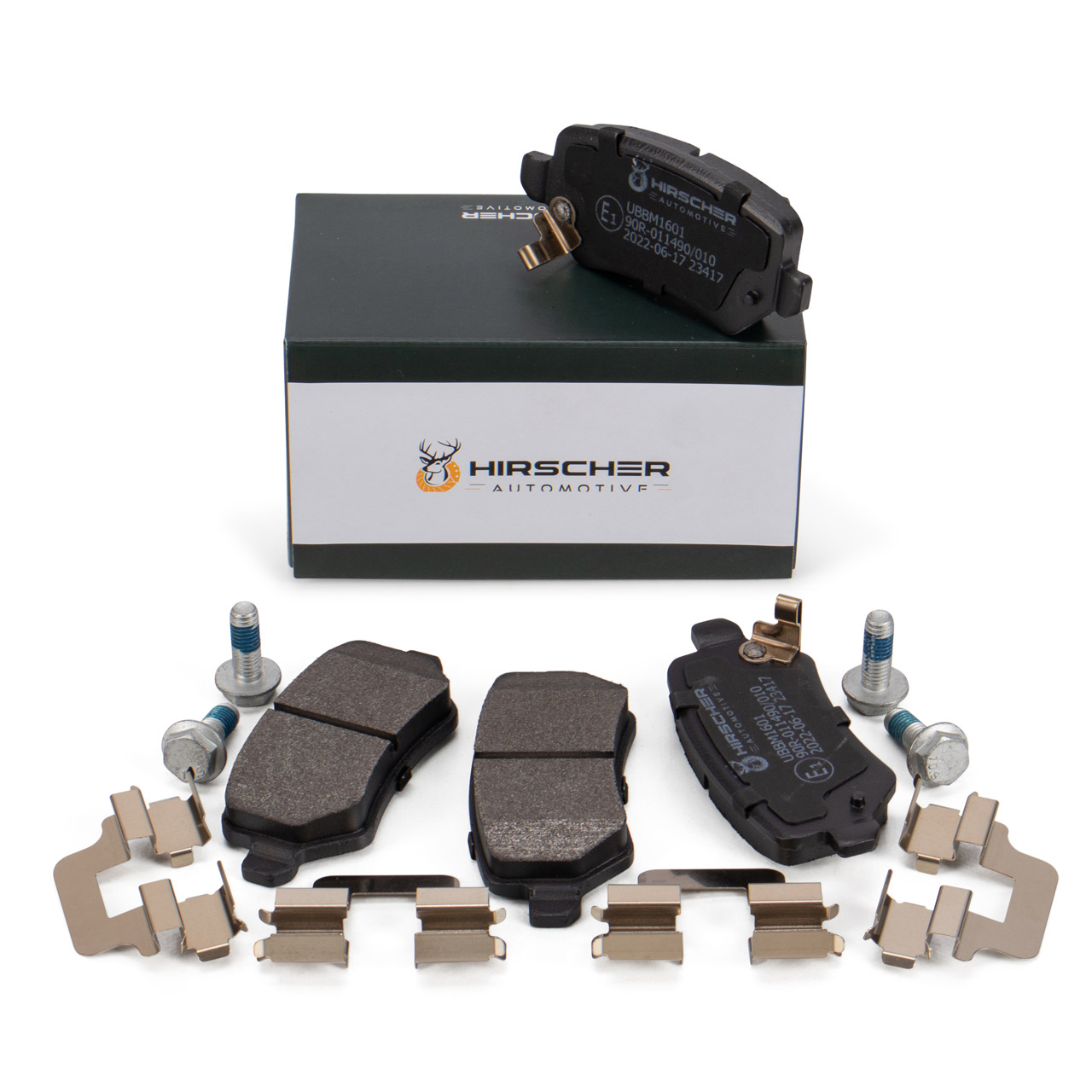 HIRSCHER Brake Pads for OPEL Astra G, H, Combo, Corsa C, Meriva A, B, A, B (Rear) 93169143