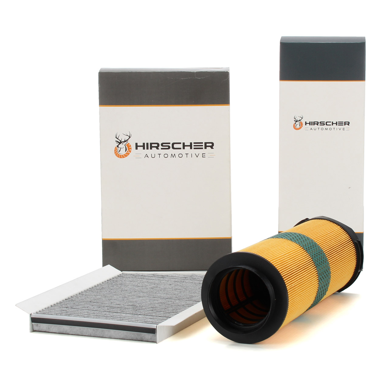 HIRSCHER Filterset Innenraum + Luftfilter MERCEDES W203 S203 CL203 C200/220 CDI OM646