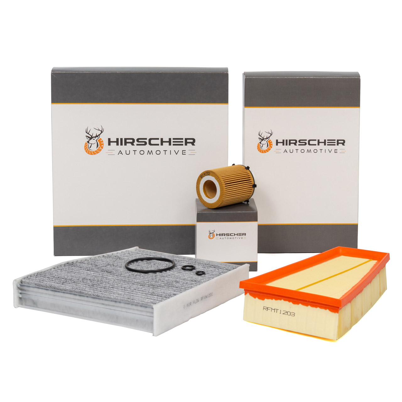 HIRSCHER Filter-Set für MERCEDES W176 W246 C117 X117 X156 160-250 102-218 PS M270