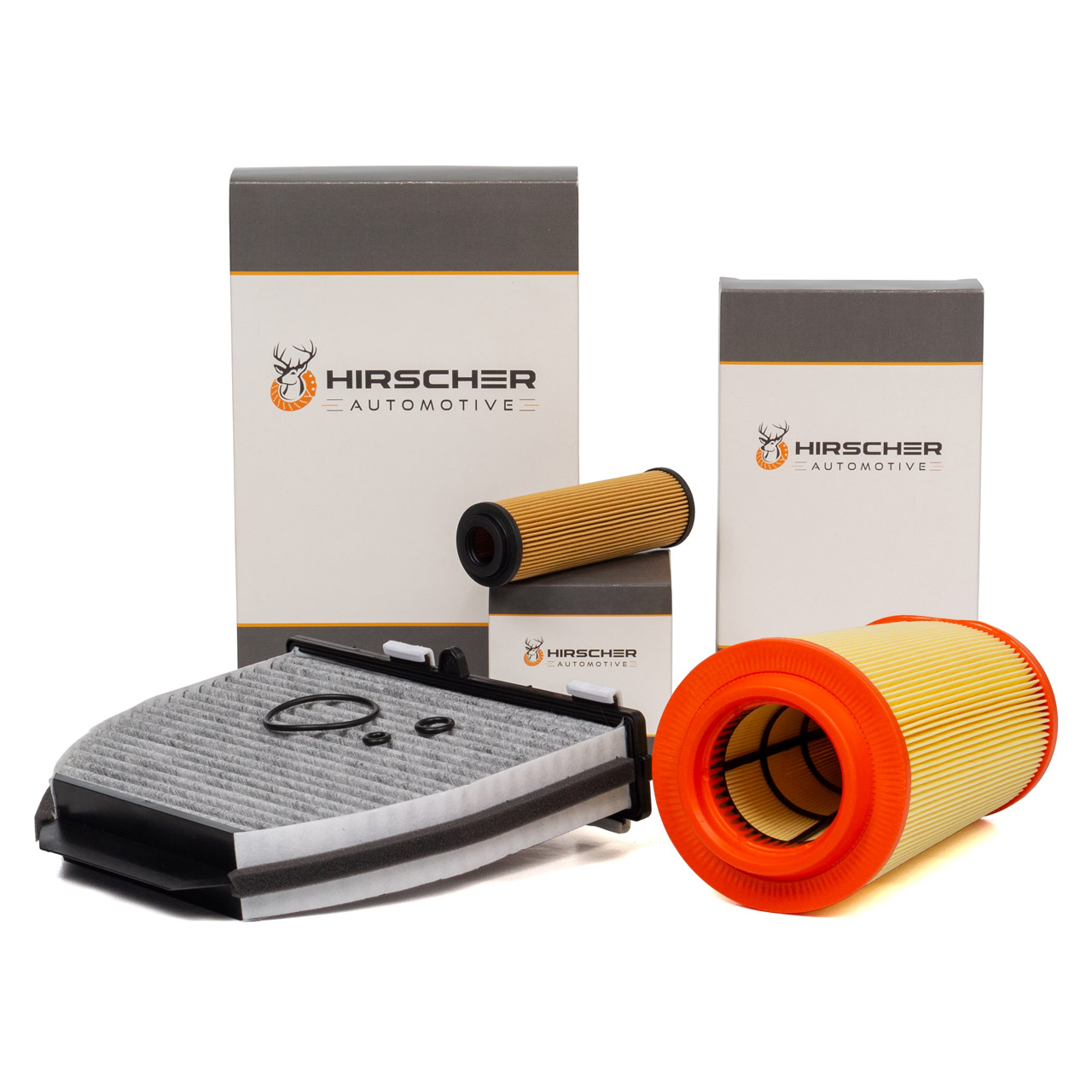 HIRSCHER Filterset MERCEDES W204 180/200 Kompressor 180CGI W212 200NGT M271