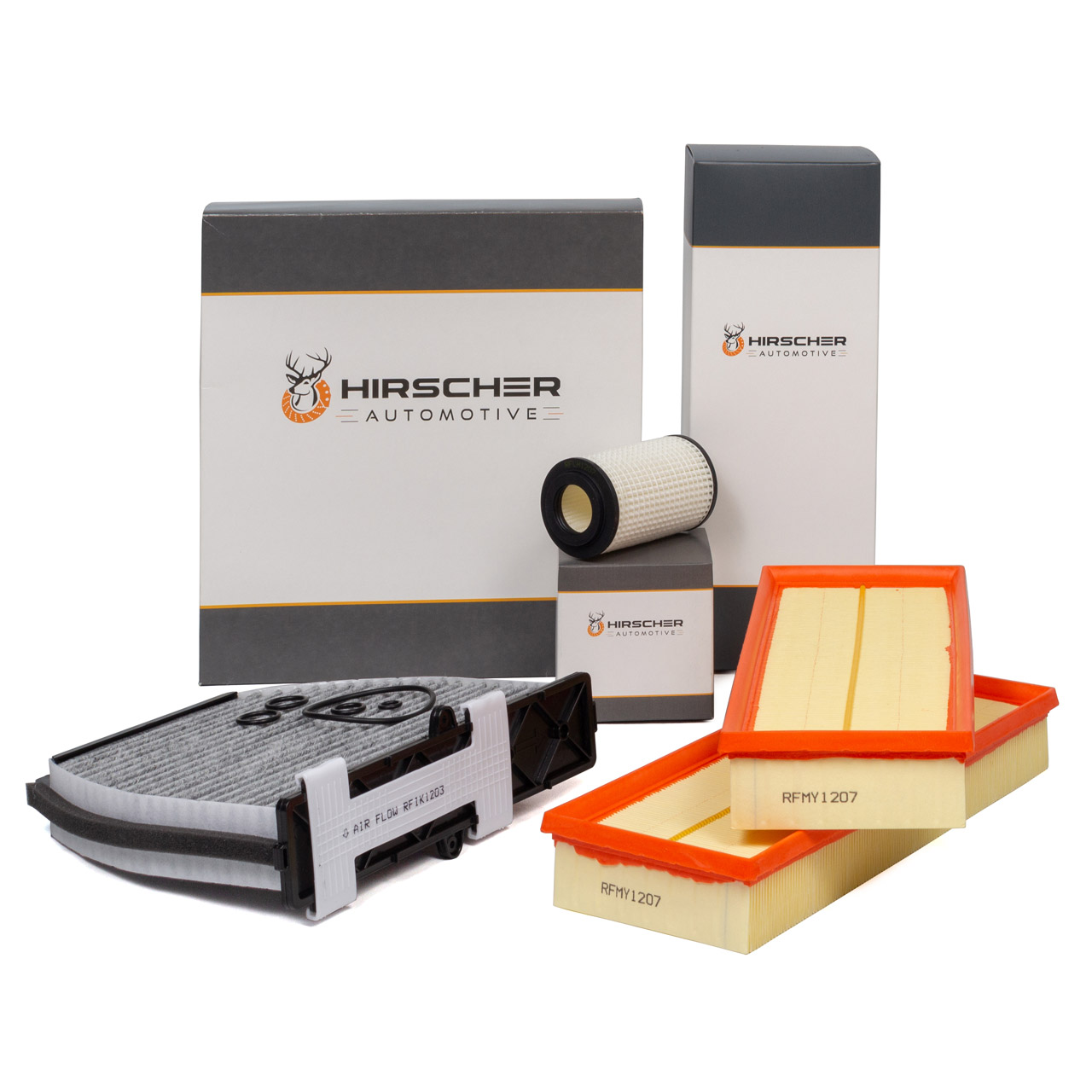 HIRSCHER Filter-Set MERCEDES W204 230-350 W212 300-500 X204 300 350 M272 M273