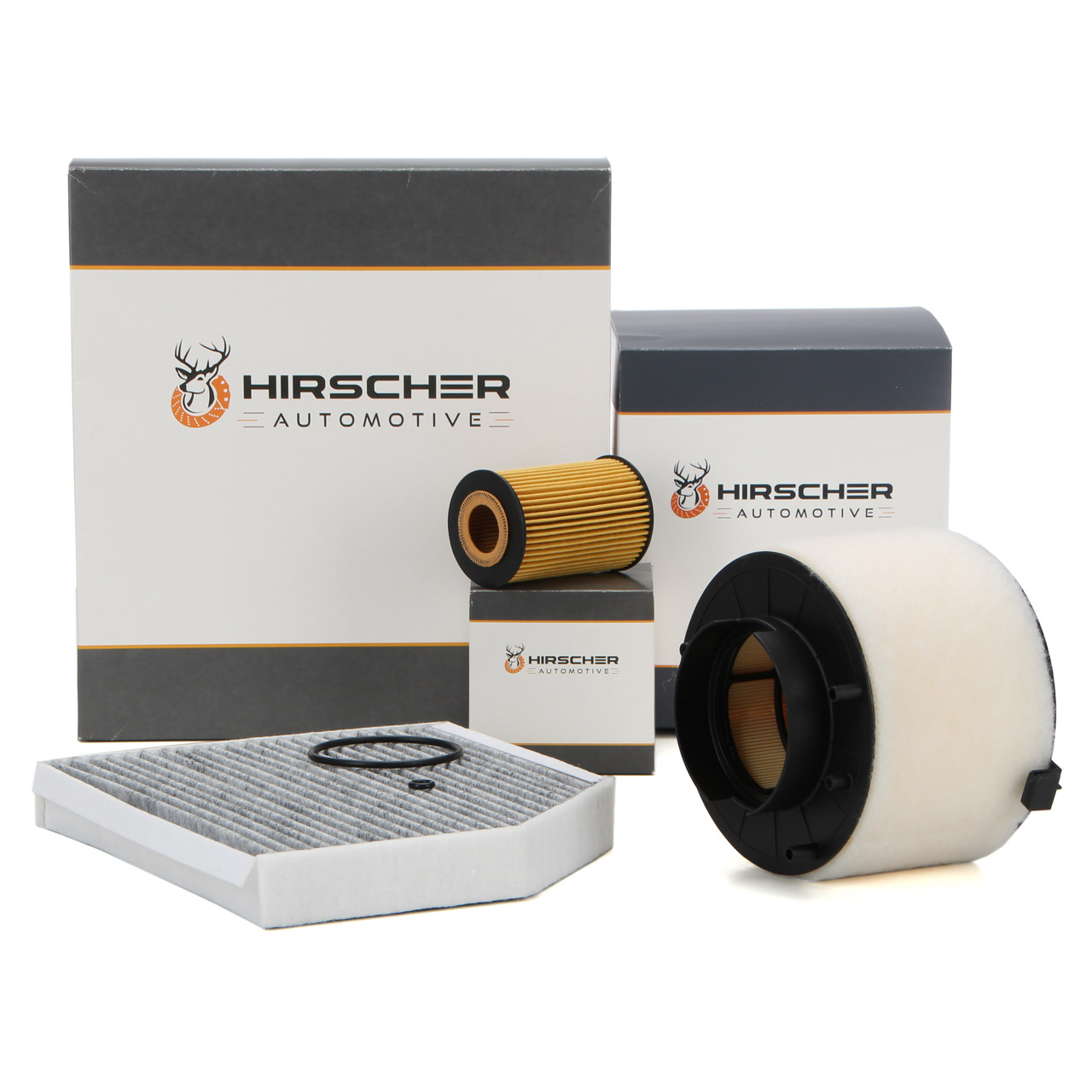 HIRSCHER Filterset 3-tlg AUDI A4 (8K B8) A5 (8T 8F) Q5 (8RB) 2.0 TDI 136-190 PS