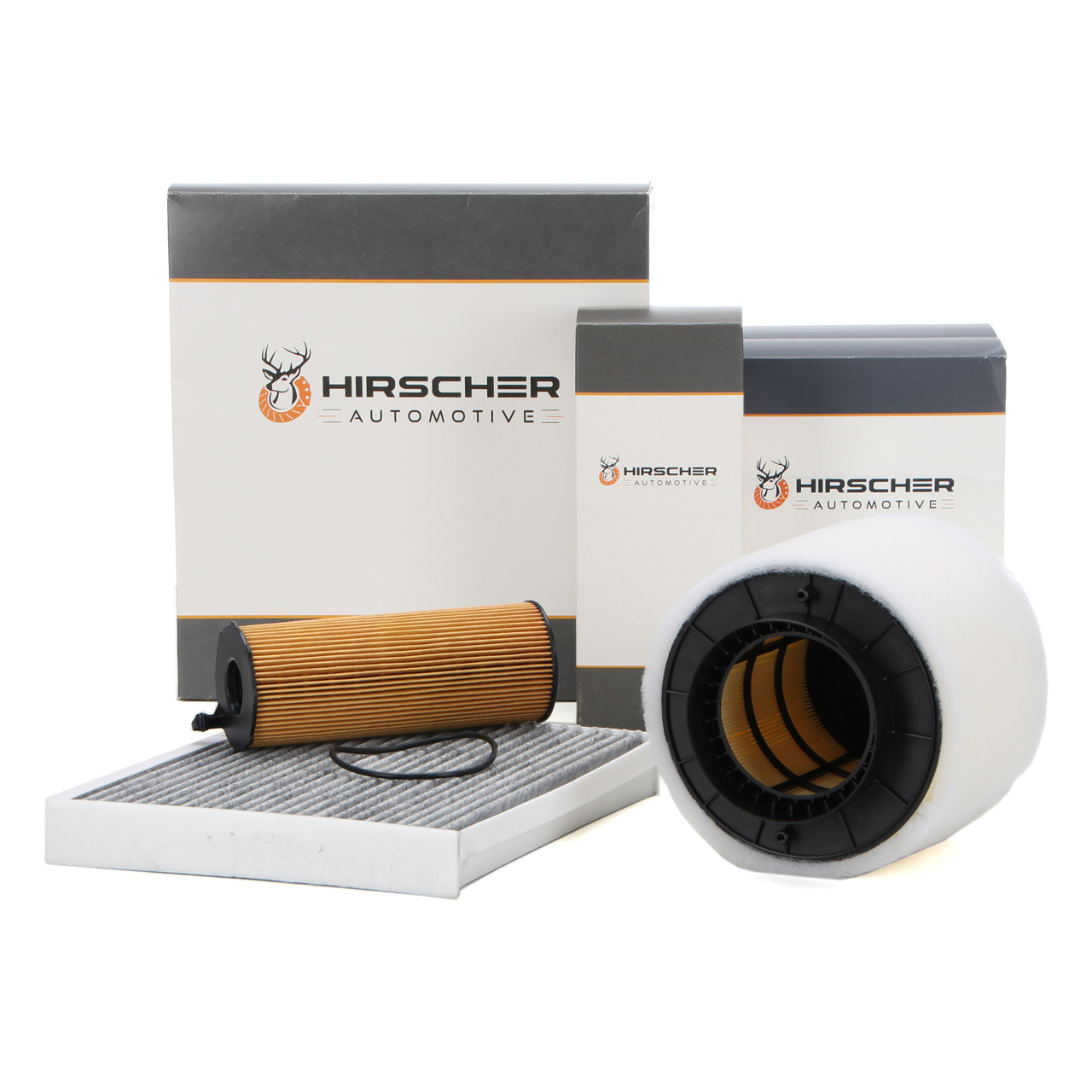 HIRSCHER Filterset 3-tlg AUDI A4 (8K B8) A5 (8T 8F) Q5 (8RB) 2.7/3.0 TDI 163-240 PS