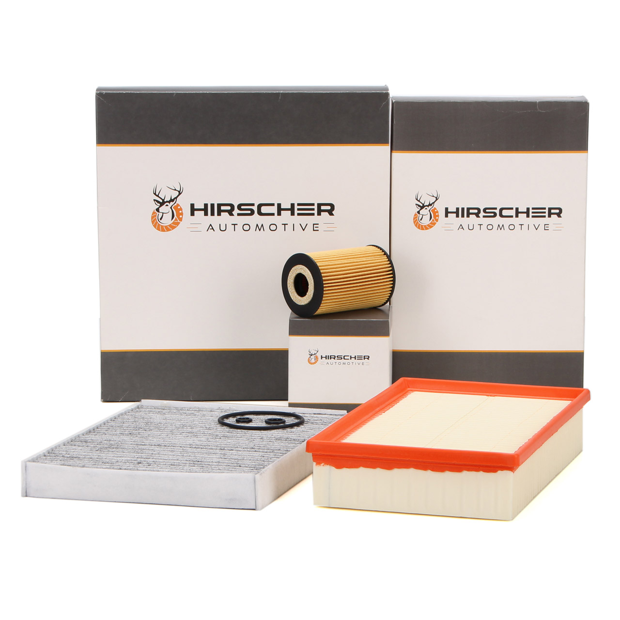 HIRSCHER Filterset Filterpaket 3-tlg VW Multivan Transporter T5 2.0 TDI 84-140 PS